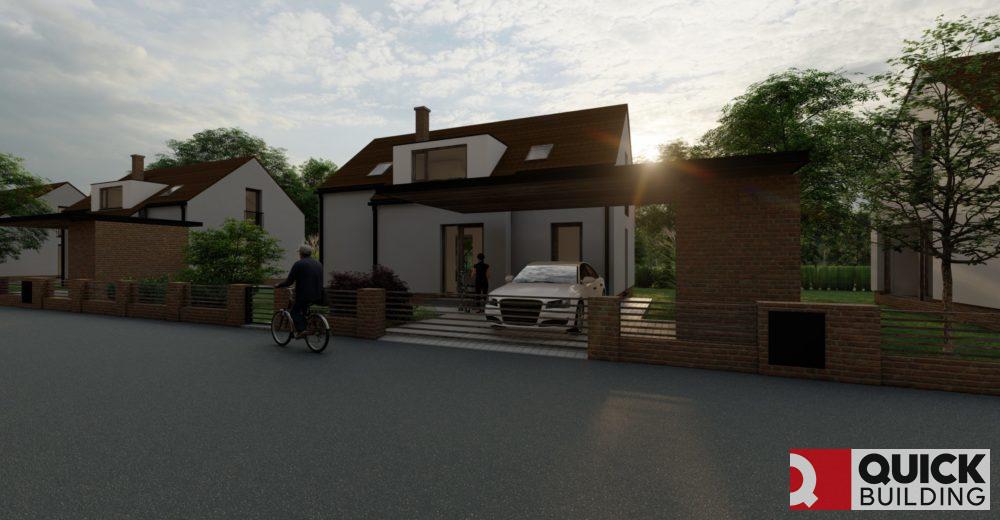Developerský projekt U studánek – 28 rodinných domů v Račicích u Vyškova