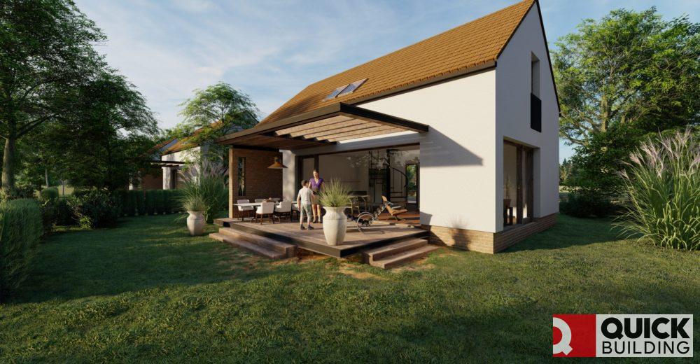 Developerský projekt U studánek – 28 rodinných domů v Račicích u Vyškova
